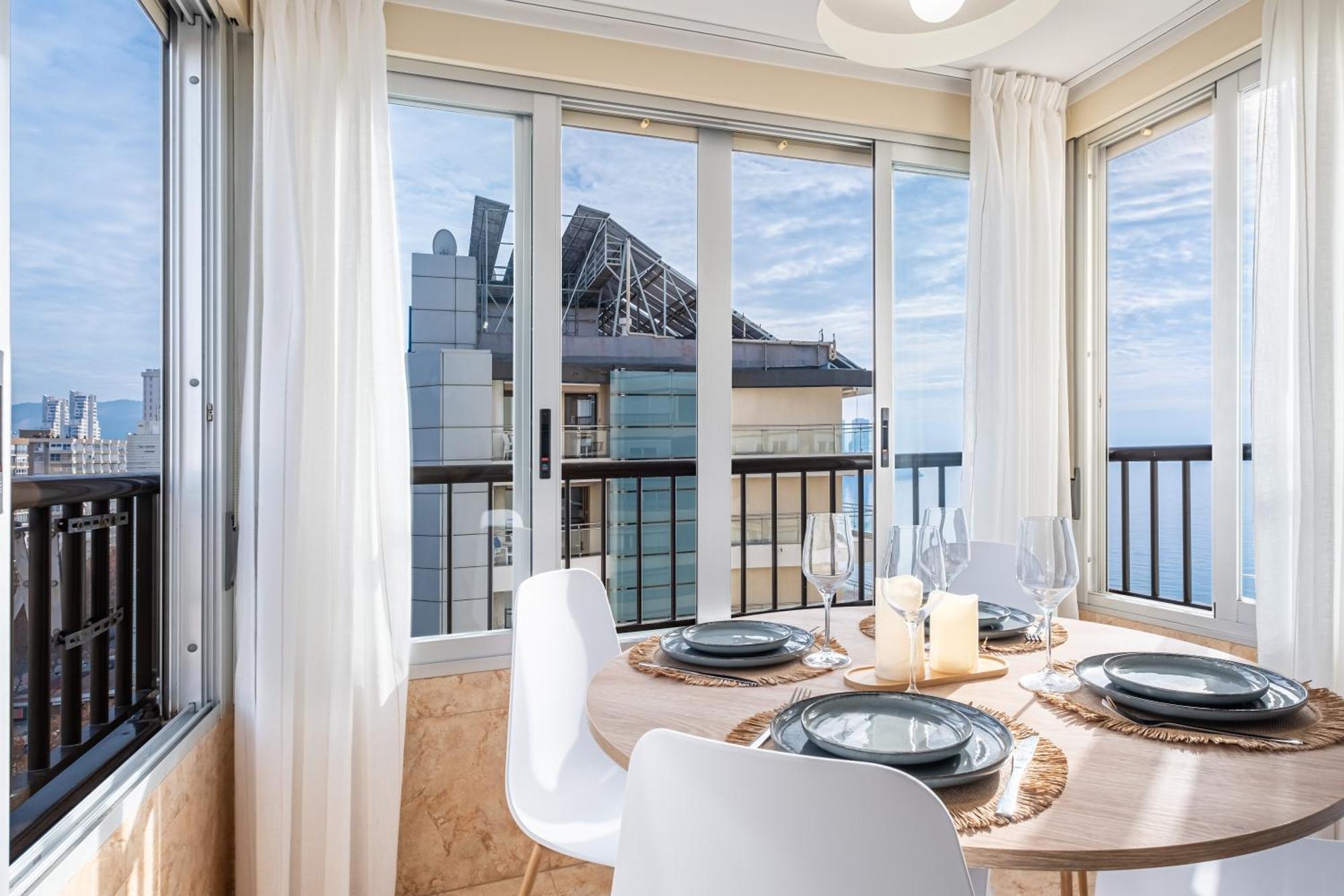 Apartamento Currus Miramar Playa Benidorm Bagian luar foto