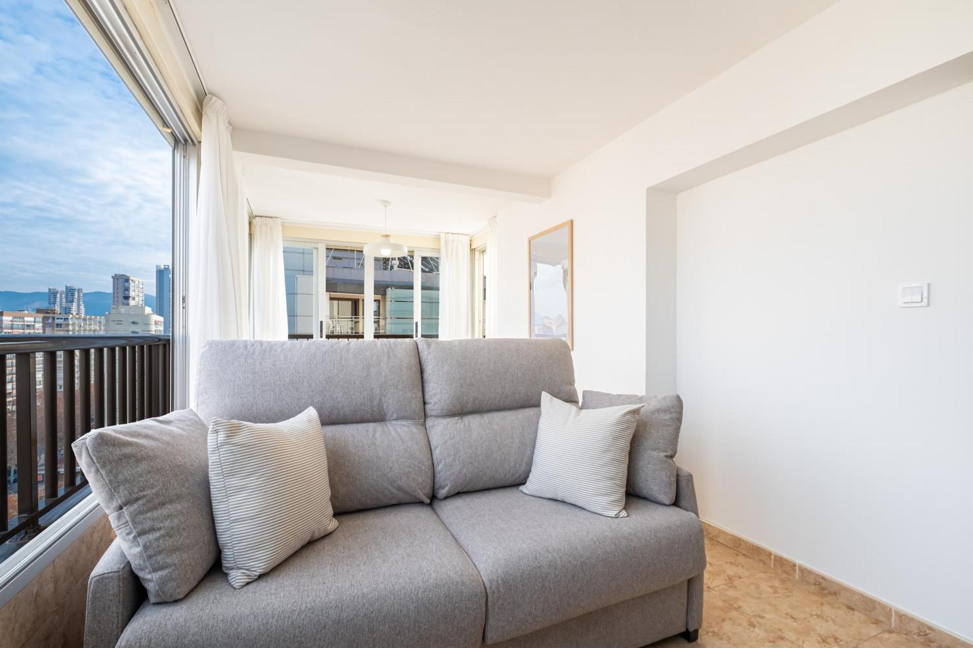Apartamento Currus Miramar Playa Benidorm Bagian luar foto