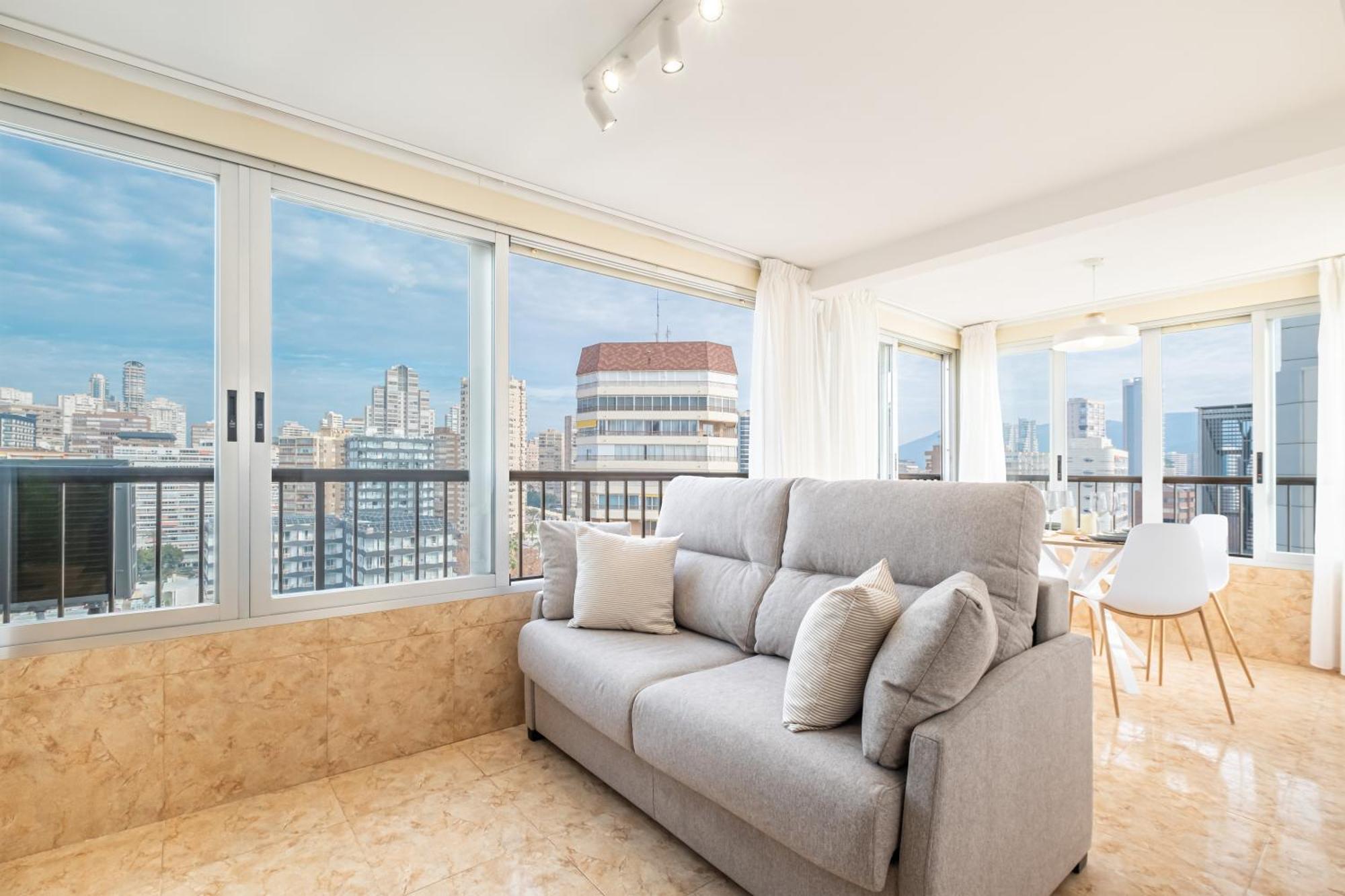 Apartamento Currus Miramar Playa Benidorm Bagian luar foto