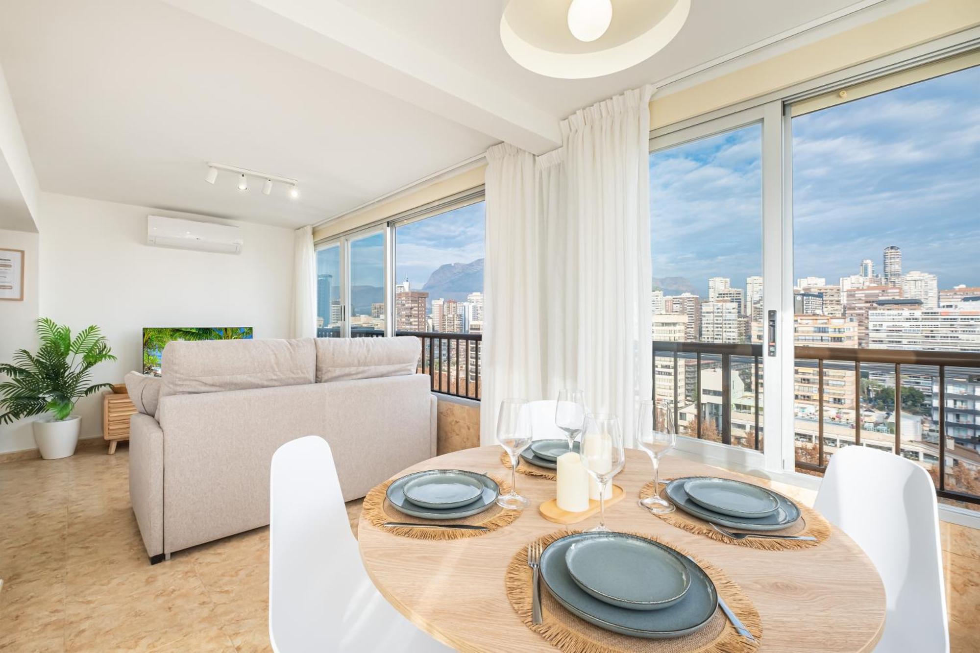 Apartamento Currus Miramar Playa Benidorm Bagian luar foto