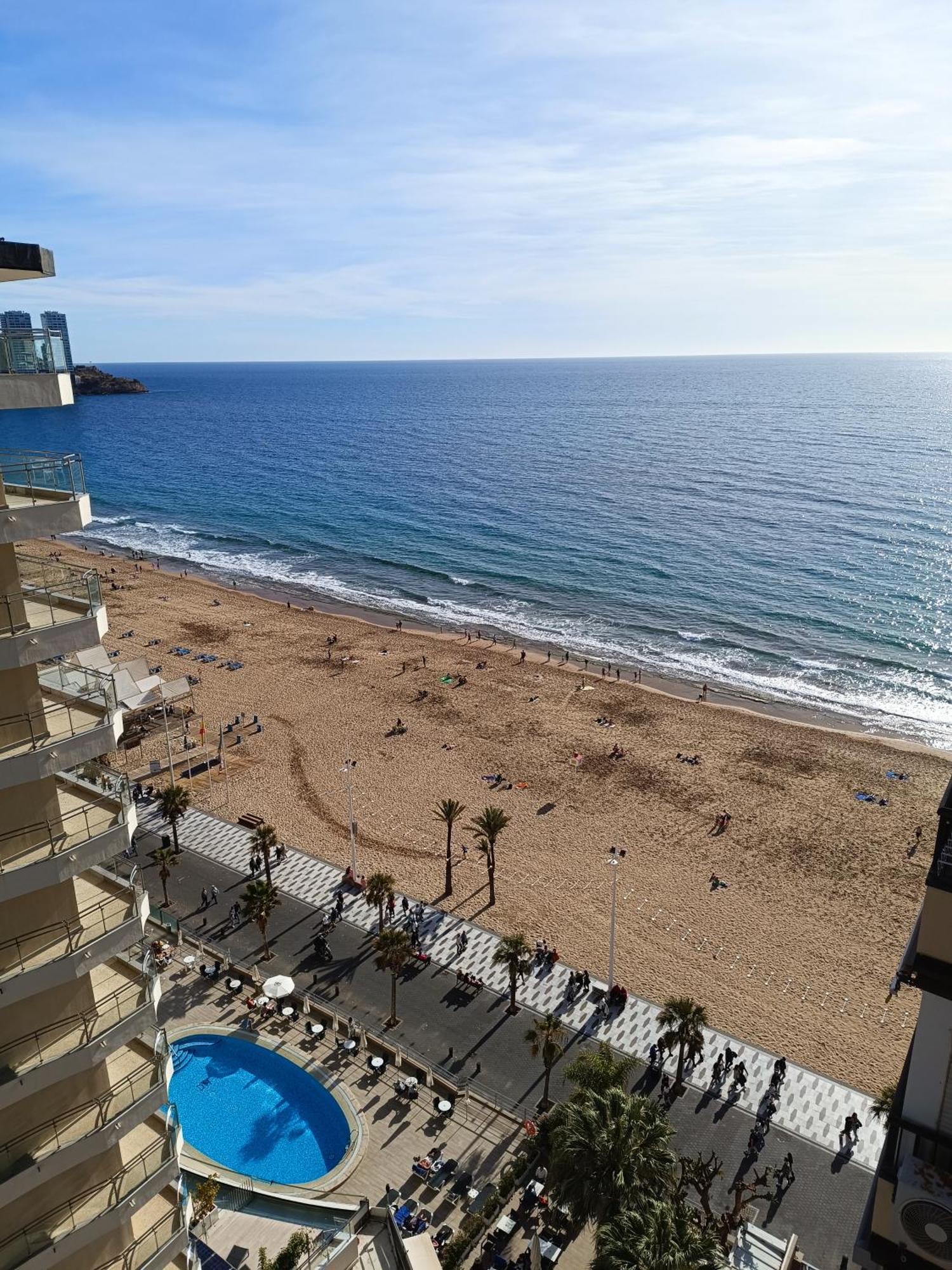 Apartamento Currus Miramar Playa Benidorm Bagian luar foto